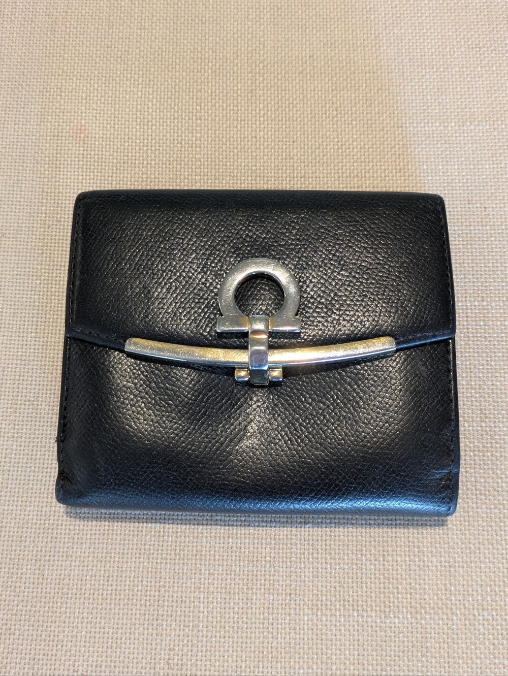 Salvatore Ferragamo Gancini Leather Wallet